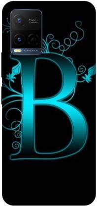 3D U PRINT Back Cover for VIVO Y21E ,V2111 B letter,B name B word