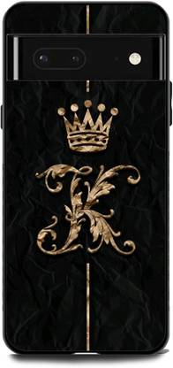 WallCraft Back Cover for Google Pixel 6a K, K LETTER, K NAME, KING, ALPHABET, DESIGN