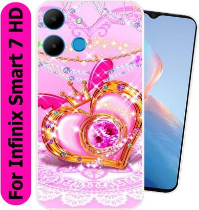 SmartGoldista Back Cover for Infinix Smart 7HD