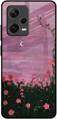 QRIOH Glass Back Cover for Redmi Note 12 Pro 5G