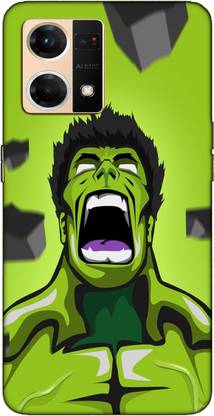 iprinto Back Cover for Oppo F21 Pro hulk Back Cover