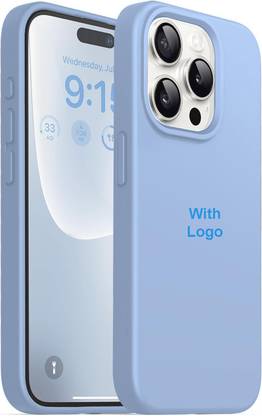 FIXTOTEL Back Cover for iPhone 11 Pro, With Logo, Slim Soft Liquid Gel, Silicone Case, Microfiber Lining, Winter