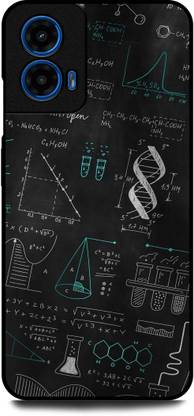 INDICRAFT Back Cover for Motorola Moto G34 5G (CHEMISTRY, MATH, FORMULAS, SCIENCE, TEXTURE, ART )