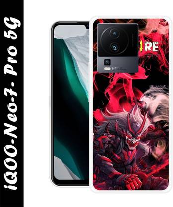 icusto Back Cover for IQOO Neo 7 Pro, i2217 Free Fire Back cover