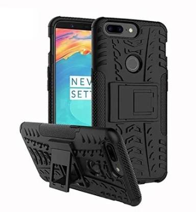 WDNET Back Cover for OnePlus 5T, Premium Real Hybrid , Kickstand Hybrid Desk Stand Back Case Cover OnePlus 5T