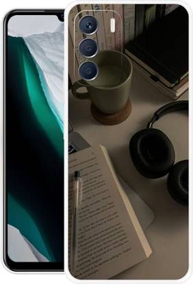 GRAFIQE Back Cover for Infinix Zero 5G COFFEE, BOOK, PEN, HEADPHONE