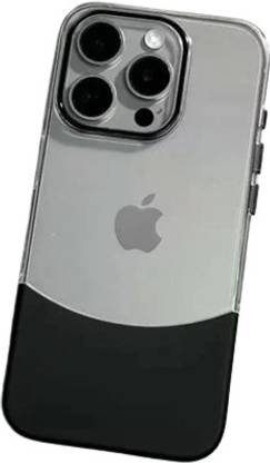 MILLION CASES Back Cover for iPhone 13 Pro Max Crystal Splicing Contrast Transparent Case