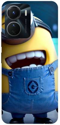 Rockyard Back Cover for vivo T2x 5G, V2253, YELLOW, MINIONS, CARTOON, FUNNY