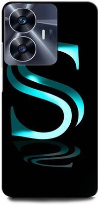 ORBIQE Back Cover for Vivo Y02 S, S LETTER, S ALPHABET, DESIGN