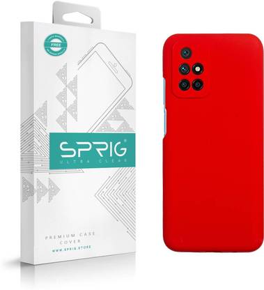 Sprig Liquid Silicone Back Cover for REDMI 10 Prime, Mi Redmi 10 Prime
