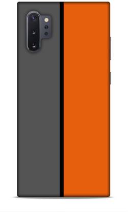 SILENCE Back Cover for ( grey Orange )Designer Printed Mobile back case cover for Samsung Galaxy Note 10 Plus
