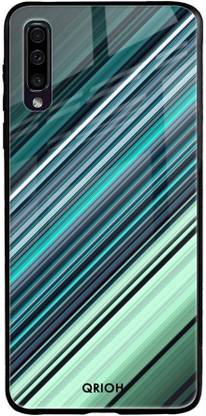 QRIOH Glass Back Cover for Samsung Galaxy A50