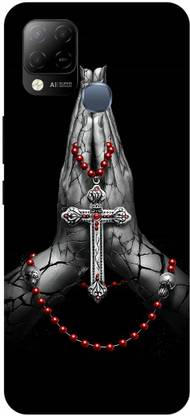 FRONK Back Cover for Infinix Hot 10S, X689, JESUS, CROSS, GOD, CHRIST