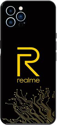 आफ्टरग्लो Back Cover iPhone 14ProMax REALME, BLACK, LOGO, WORD के लिए