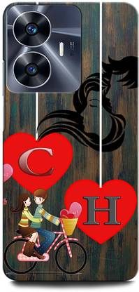ORBIQE Back Cover for Vivo Y02T CH, C LOVE H, H LOVE C, C LETTER, H LETTER, CH NAME