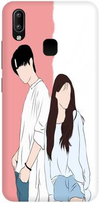 Zaplab Back Cover for Zaplab Back Cover for vivo Y95, vivo 1807, Cute Girl and boy