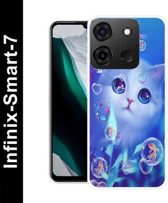 DEVLIYACASE Back Cover for Infinix Smart 7 CAT, ANIMALS, LOVE, KITTY