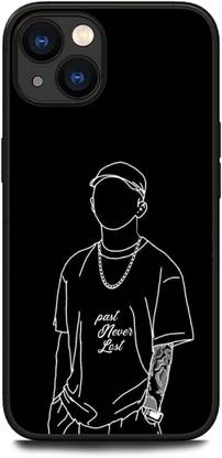 TPM Back Cover for I Phone 13, ALONE BOY, ATTITUDE, BOY, BLACK