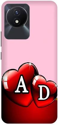 Phone Milaley.com Back Cover for VIVO Y100 A 5G, V2222, AD, ALOVESD, NAME, ALPHABET, ADLOVE, HART