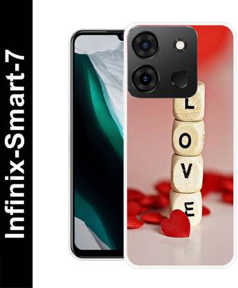 DEVLIYACASE Back Cover for Infinix Smart 7 FLOWERS, LOVE, HEART, ROSE, COUPLE, GIRL BOY