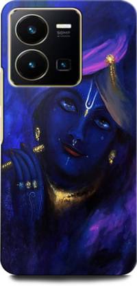 INTERWEY Back Cover for Vivo Y35 KRISHNA, LORD KRISHNA, LORD VISHNU JI, SHREE KRISHN, KANHA , GOVIND DEV JI