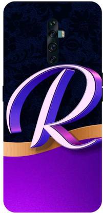 Wall Art Back Cover for OPPO RENO 2F R Letter, R Stylish Printed