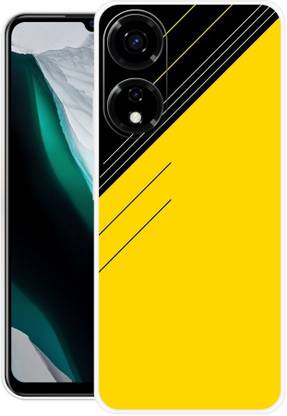 GRAFIQE Back Cover for itel P55 5G BLACK, YELLOW, COLORS, TEXTURE