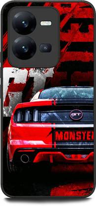 INDICRAFT Back Cover for Vivo Y35 (CAR, SUPERCAR, SPORTS CAR, NEED FOR SPEED, MONSTER )