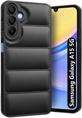 RAWAT Back Cover for Samsung Galaxy A15 5G ( Matte Soft Case | Liquid Silicon Puff Case with Camera Protection)