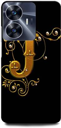 ORBIQE Back Cover for Vivo Y02T J, J LETTER, J ALPHABET, DESIGN