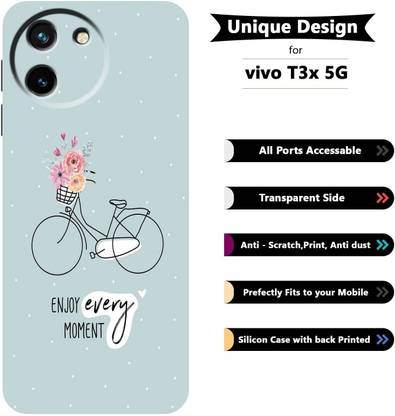 BUYMORE Back Cover for Vivo T3x 5G