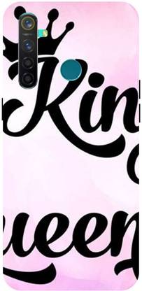 ADZIRE Back Cover for realme 5 Pro, RMX1971, KING, QUEEN, RAJA, RAANI, PRINCE, PRINCESS
