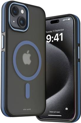 eller santé Back Cover for iPhone 15 Plus, Elementrix Magpro Phone Case TPU Magsafe Camera & Screen Protector
