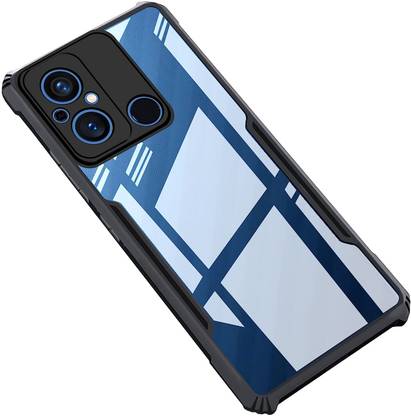 RUPELIK Back Cover for Shock Proof Protective Hybrid TPU Crystal Clear Eagle Cover for Redmi Poco C55/Mi 12C 5G