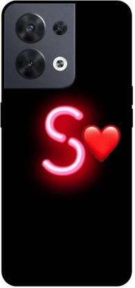 VS PRINT LINK Back Cover for OPPO Reno 8 (5G) , CPH2359 ,S letter,S name S word , Printed Back Cover