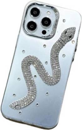 PEEPERLY Back Cover for iPhone 15 Pro Max 3D Diamondback Snake Phone Case