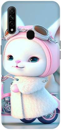 Zaplab Back Cover for Zaplab Back Cover for OPPO A31, CPH2015 Cute Rabbit