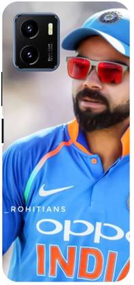 DIKRO Back Cover for vivo Y01, V2166, VIRAT, KOHLI, INDIAN, PLAYER, RCB