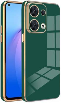 GoPerfect Back Cover for Oppo Reno 8 5G |6D Eletroplated Golden Sided Chrome Case