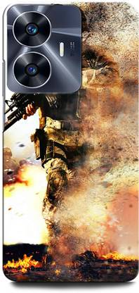 ORBIQE Back Cover for Vivo Y02T ARMY, TXTURE, ARMY UNIFORM, MILITARY, COMO, COMOFLAGE