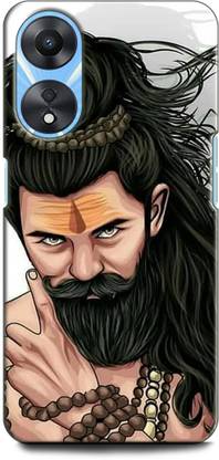 INDICRAFT Back Cover for OPPO A78 5G BHOLENATH, SHIVJII, MAHADEV, SHIVA, GOD