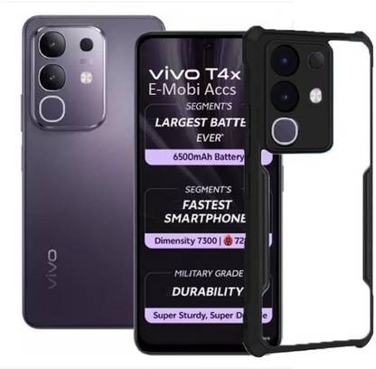Flipkart SmartBuy Back Cover for Vivo T4X 5G, Vivo T4x