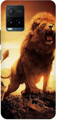 Zaplab Back Cover for Zaplab Back Cover for vivo T1X, V2143, Lion, The King Of Jungal, Lion Face