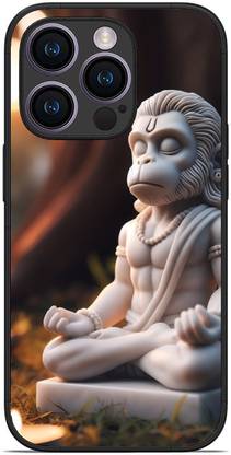 leeon Back Cover for iPhone 14 Pro, Design-Baby Hanuman Statue