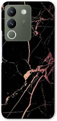 NDCOM Back Cover for VIVO Y200 5G Dark Marble Printed Hard Case