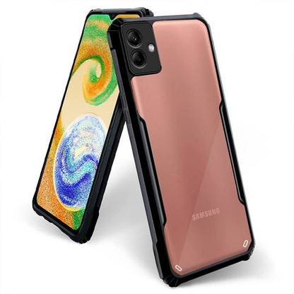 AKSP Back Cover for Crystal Clear Raised Edge Samsung Galaxy A04E 4G