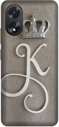3D U PRINT Back Cover for OPPO A18, CPH2591,K letter,K name,K word,K ALPHABET