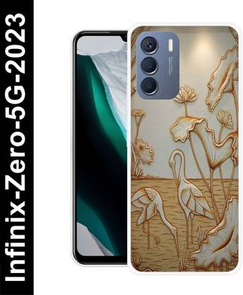 DEVLIYACASE Back Cover for Infinix Zero 5G 2023 BLACK, WHITE , RAINBOW, ABSTRACT, COLOURFULL