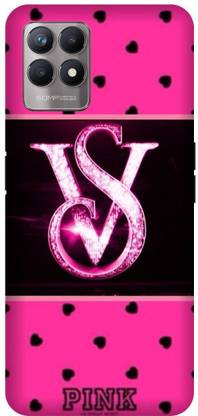 VS PRINT LINK Back Cover for Realme 8i , RMX3151 ,VS, V LOVES S, VS NAME, VS Love Printed