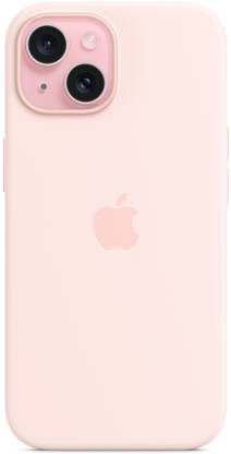 Smartsolutions Back Cover for Iphone 15 pink silicon case, Iphone 15 letest silicon covar